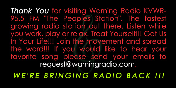 Warning Radio KVWR-95.5 FM
